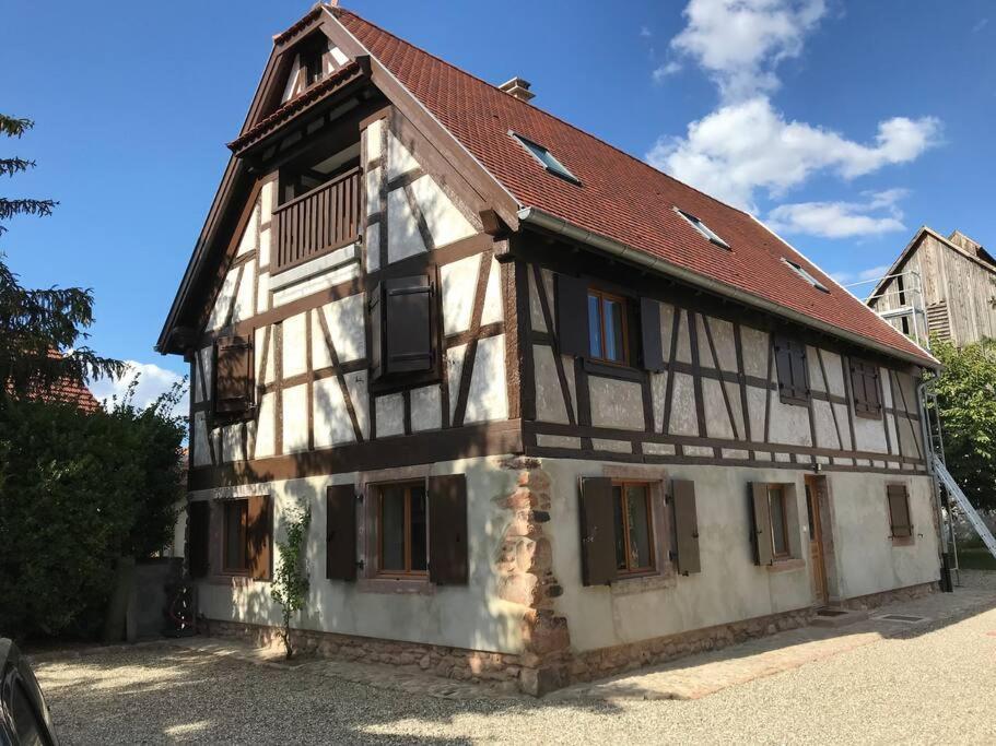Paisible Logement Tout Equipe Pour 1 A 6 Personnes Ebersheim Esterno foto